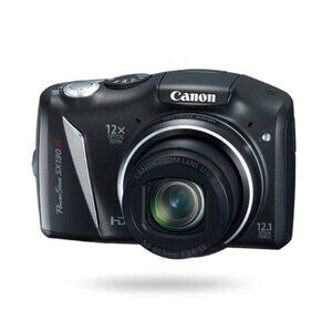 Canon PowerShot SX130 IS Digital Camera - Black